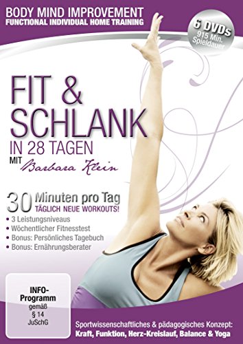 Body Mind Improvement - Fit & Schlank in 28 Tagen [6 DVDs] von WVG Medien GmbH