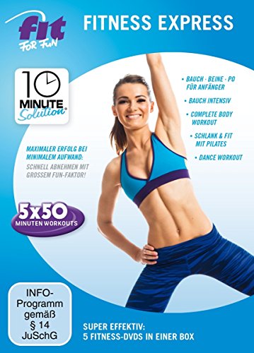 Fit for Fun - 10 Minute Solution: Fitness Express [5 DVDs] von WVG Medien GmbH