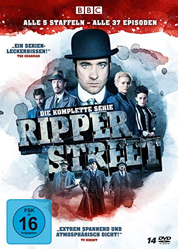 Ripper Street - Die komplette Serie - Alle 5 Staffeln - Alle 37 Episoden [14 DVDs] von Polyband