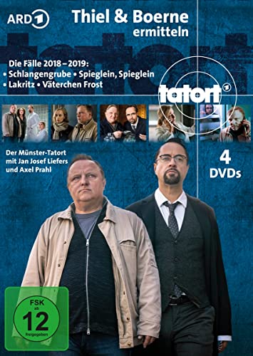 Tatort Münster - Thiel & Boerne ermitteln LTD. - Die Fälle von 2018 und 2019 [4 DVDs] von WVG Medien GmbH