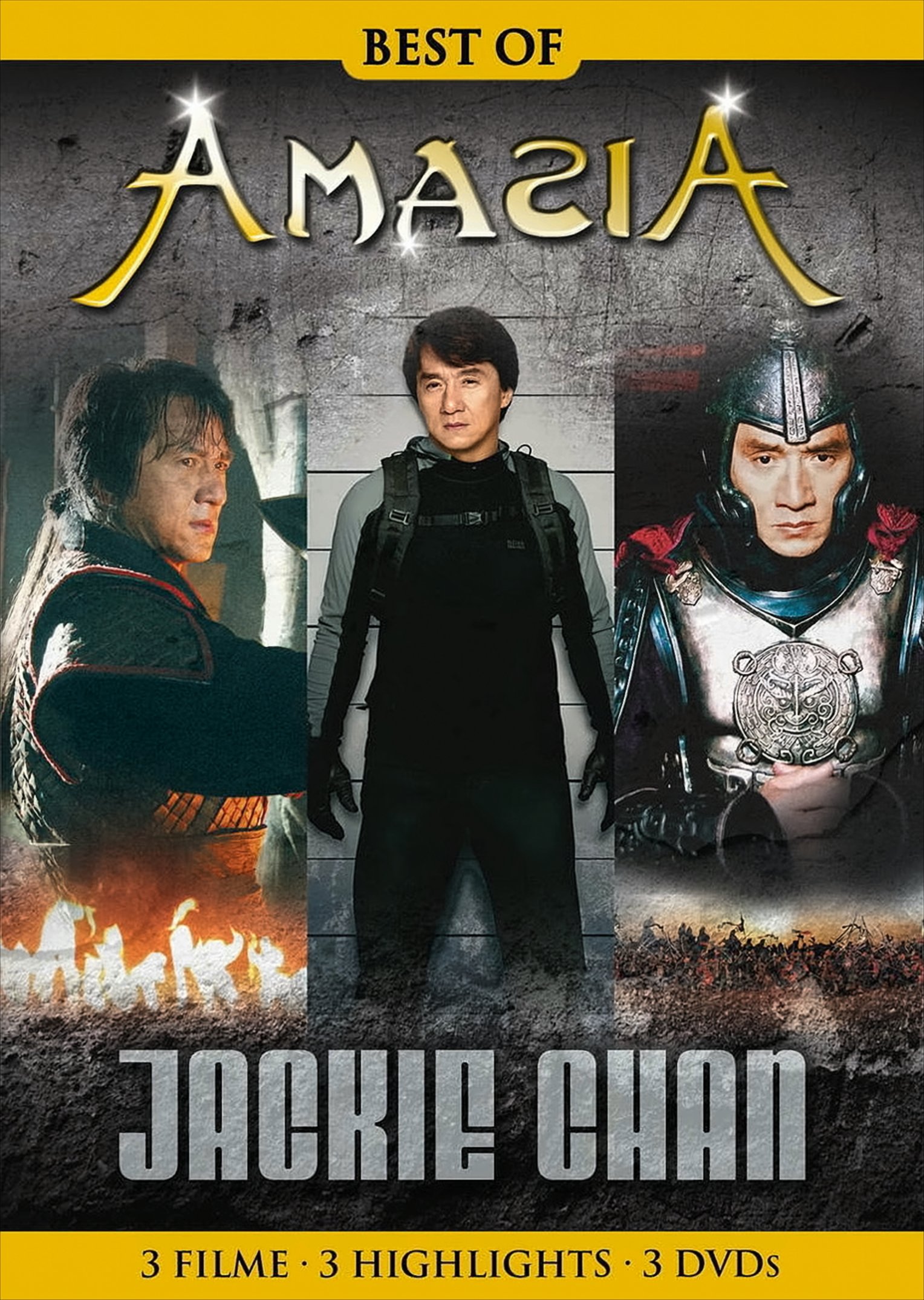 Best of Amazia - Jackie Chan (3 DVDs) von WVG Medien