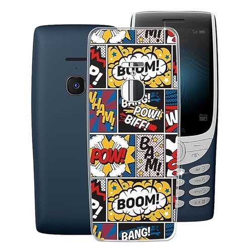 WXPPJ Hülle für Nokia 8210 4G (2.8"), Transparent Anti-Vergilbung Silikon Handyhülle - Ultra Dünn Stoßfeste Kratzfeste Schutzhülle Cover Weiche TPU Bumper Case für Nokia 8210 4G - WMA4 von WXPPJ