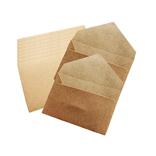 WYAN 40 Pack Mini Briefumschläge,für Geschenkkarten, Grußkarten, Einladungen, klassische Umschläge mit Klappe(10,5 x 7 cm) von WYAN