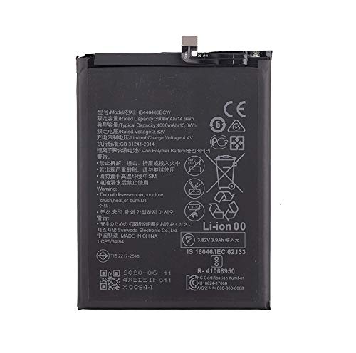 WYGUO HB446486ECW Handy-Batteriewechsel für Huawei P Smart Z nova 5i Honor 9X Pro Enjoy10 Plus STK-LX1 GLK-LX1 GLK-LX2 GLK-LX3 Series(3.82V 14.9Wh) von WYGUO