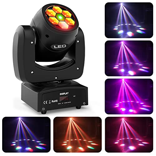 90W Moving Head LED dmx512 Bühnenlicht Disco DJ Licht RGBW Spot Beam Lichteffekt Strahleffekt Muster Lichtstrahl Licht für KTV Nachtclub DJ Disco von WZYBUTA