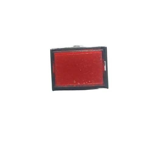 16mm Rectangular Power Push Button Switch With Lamp LA16-J-11D Self Reset Momentary Latching Fixed Lock 5 Pins LA16-J-11S(Red,RESET MOMENTARY_24V) von WZZIMFMZB