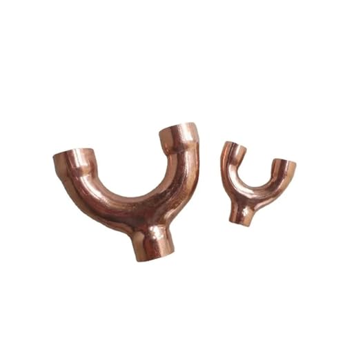 3/8" 1/2" 3/4" 5/8" 16 19 22 25 28.6 32 35 38 42mm ID Y Shaped 3 Way Splitter Copper End Feed Solder Fitting Air Conditioner(19x16mm CD-48mm) von WZZIMFMZB