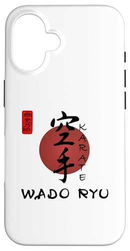 Wado Ryu Karate Uniform / Wado Ryu Uniform Kalligraphie Kanji Hülle für iPhone 16 von Wado Ryu Karate Gear / Wado Ryu Karate Products