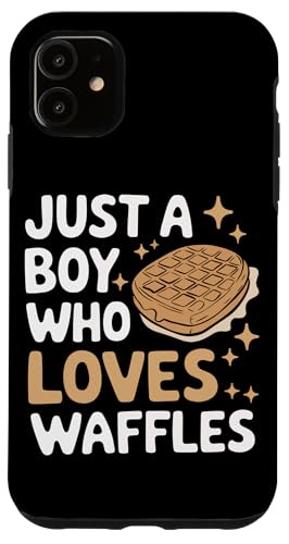 Hülle für iPhone 11 Waffeln Nur ein Junge, der Waffeln liebt von Waffle Waffles Breakfast Food Sweets