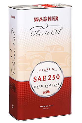 WAGNER Classic Getriebeöl SAE 250 - Mild Legiertes Hochdruck-Getriebeöl für Oldtimer | Geeignet Für Lenk-, Schalt-, Kardan- Und Differentialgetriebe | Verschleißarm & Oxidationsstabil | 5 Liter von Wagner