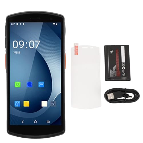 Handheld-Barcode-Scanner, Express-Datenterminal-Kollektor, Farb-Vollbild-Barcode-Lesegerät, Unterstützt 1D 2D NFC, mit 8-Kern-64-Bit-Prozessor und 5,5-Zoll-Farb-Vollbild von Walfront