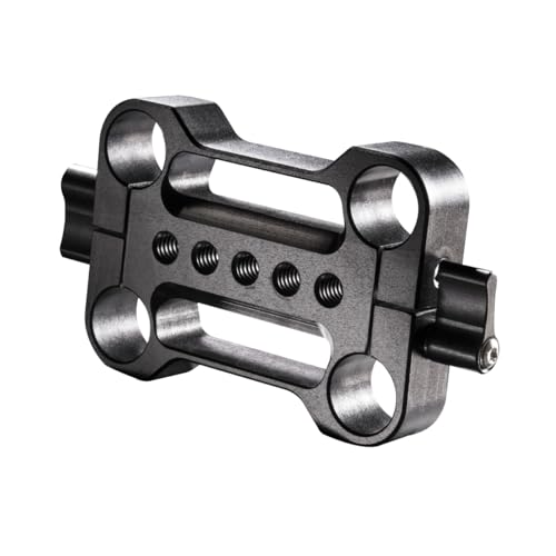 Walimex Pro Aptaris 15 mm Rod Clamp Double für doppelte Rod-Klemme Video-Rig von Walimex pro