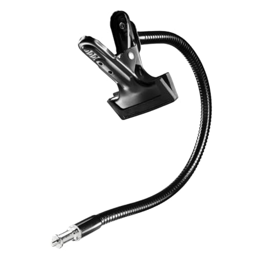 Walimex Schwanenhals mit Gewinde und Clip, Schwarz Walimex Schwanenhals mit Gewinde und Clip, Schwarz von Walimex pro