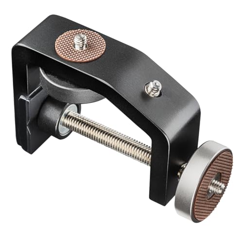 Walimex pro KX-20 Stativ Klemme – Klemmstativ, Blitzklemme, Aluminium, mit ausziehbarer Mittelsäule 12,5-20 cm, für Kamera, LED Leuchten, Halterung für Stativ, Rohr, Platte, Tisch Walimex pro KX-20 Stativ Klemme – Klemmstativ, Blitzklemme, Aluminium, mit ausziehbarer Mittelsäule 12,5-20 cm, für Kamera, LED Leuchten, Halterung für Stativ, Rohr, Platte, Tisch von Walimex pro