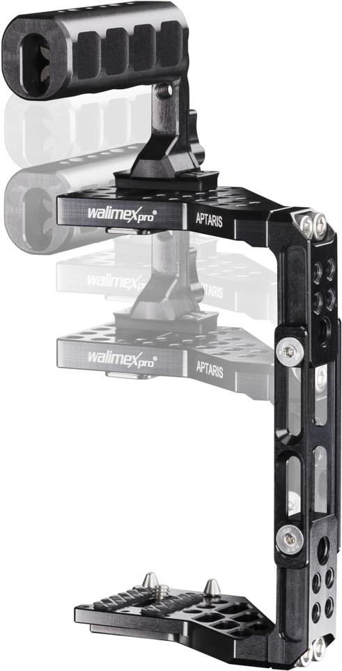 Walimex Pro 20773 Aptaris Universal XL MK II Cage/Rig-System für DSLR Kamera/Systemkamera (1020773) von Walimex