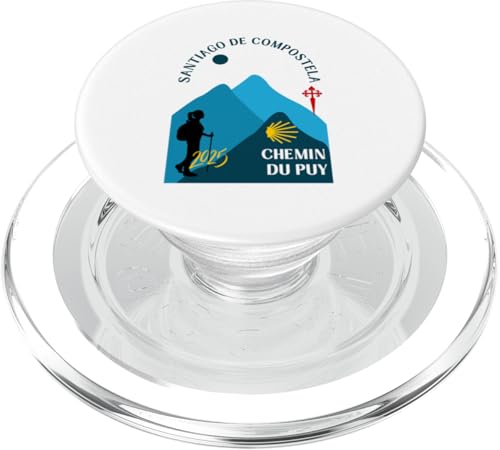 Chemin du Puy Frau Walking Santiago de Compostela 2025 PopSockets PopGrip für MagSafe von Walking the Camino de Santiago de Compostela