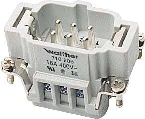 Walther Stifteinsatz B6 710206 0,5-2,5qmm, 20-14AWG von Walther-Werke