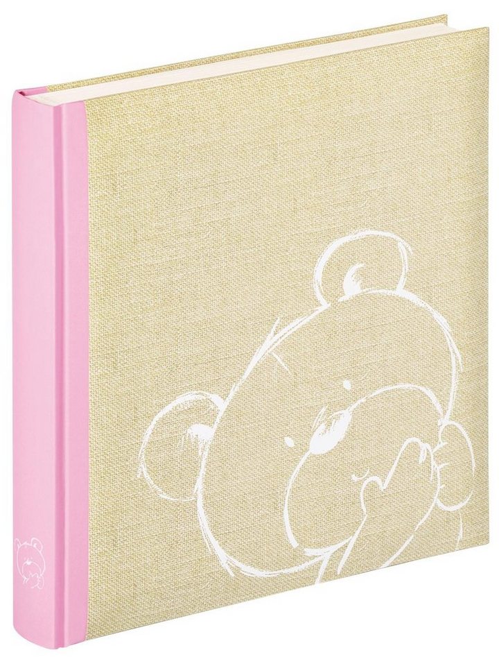 Walther Fotoalbum UK-151-R Babyalbum Dreamtime rosa 28x30,5cm 50 Sei von Walther