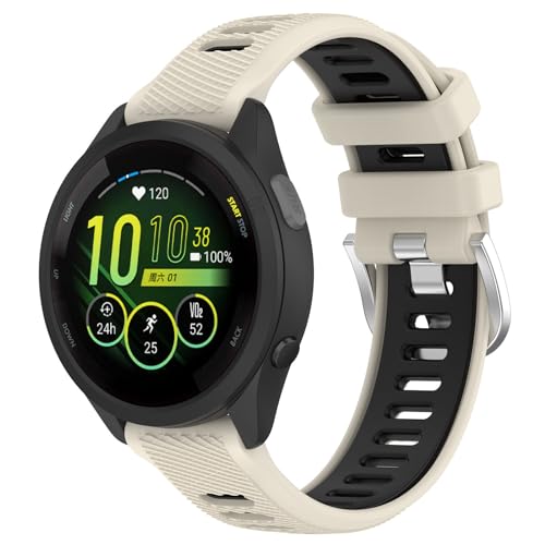 Wanme Armband für Huawei Watch GT 4 46mm Armband/Huawei Watch GT 3 46mm / GT 2 46mm Herren Damen, Zweifarbiges Silikon 22mm Armbänder, Sport Ersatzarmband für Huawei Watch GT 3 Pro 46mm/ GT 2 Pro von Wanme