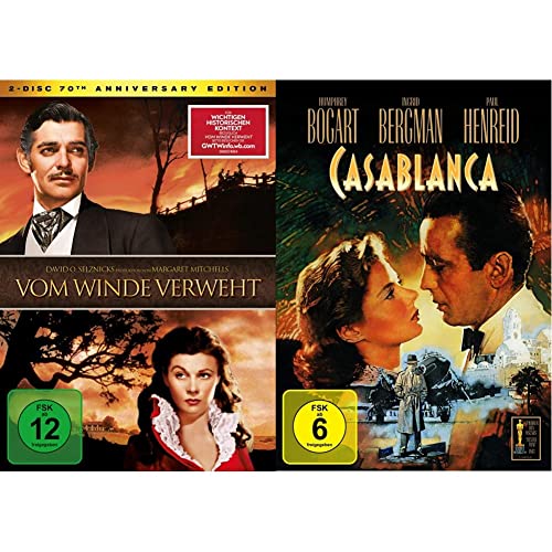 Vom Winde verweht [2 DVDs] & Casablanca von Warner Bros (Universal Pictures)