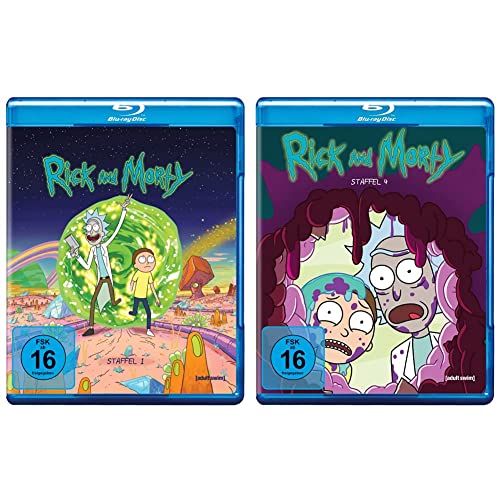 Rick & Morty - Staffel 1 [Blu-ray] & Rick & Morty - Staffel 4 [Blu-ray] von Warner Bros (Universal Pictures Germany GmbH)