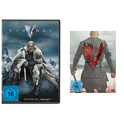 Vikings - Staffel 6 Volume 1 [3 DVDs] & Vikings - Die komplette Season 3 [3 DVDs] von Warner Bros Entertainment