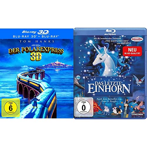 Der Polarexpress (inkl. 2D-Version) [3D Blu-ray] & Das letzte Einhorn [Blu-ray] von Warner Bros. Entertainment GmbH