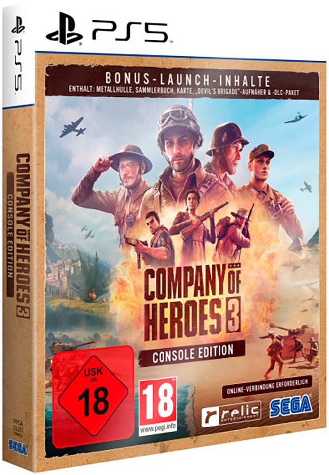 Company of Heroes 3 Launch Edition (Metal Case) PlayStation 5 von Warner Games