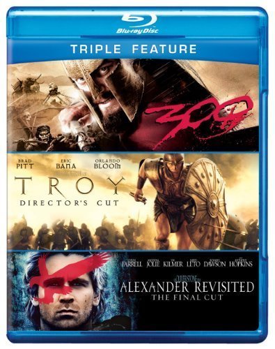 Alexander Revisited / Troy / 300 (Triple-Feature) [Blu-ray] by Warner Home Video by Wolfgang Petersen, Oliver Stone Zack von Warner Home Video