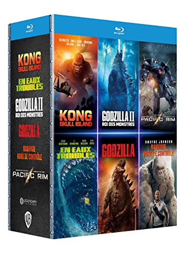 Grand Monsters Collection - 6-Disc Box Set ( Kong: Skull Island / The Meg / Godzilla: King of the Monsters / Godzilla / Rampage / Pacific Rim ) [ Franzsische Import ] (Blu-Ray) von Warner