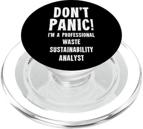 Analyst für Nachhaltigkeit von Abfall PopSockets PopGrip für MagSafe von Waste Management Staff Gifts & T-Shirts