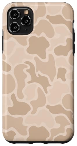 Hülle für iPhone 11 Pro Max Duck Camo Jagd Camouflage Vintage Ästhetisch Niedlich Beige von Waterfowl Camo Pattern