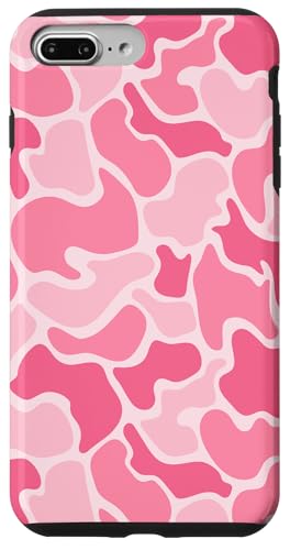 Hülle für iPhone 7 Plus/8 Plus Pink Duck Camo Jagd Camouflage Vintage Ästhetisch Niedlich von Waterfowl Camo Pattern