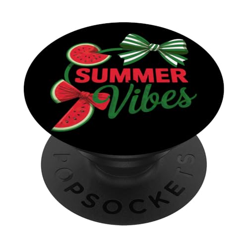 Summer Vibes Wassermelonen-Bogen-Stil Kunst PopSockets Klebender PopGrip Summer Vibes Wassermelonen-Bogen-Stil Kunst PopSockets Klebender PopGrip von Watermelon Bow Summer Aesthetic Fresh