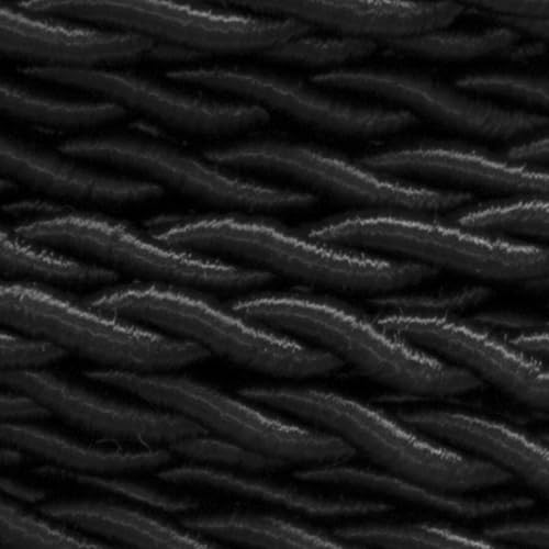 Geflochtenes Seidenkabel, 2 x 0,75, schwarz, 41 Geflochtenes Seidenkabel, 2 x 0,75, schwarz, 41 von WatioWave
