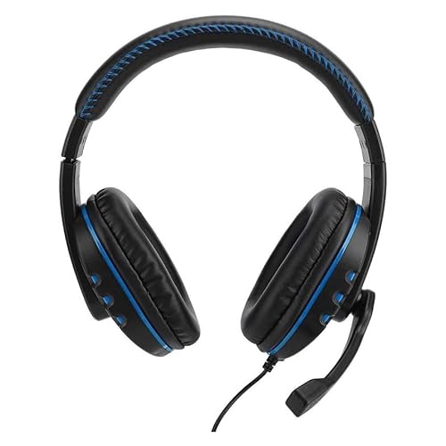 WatioWave KOMC K4 Gaming-Headset, blau, Headset, perfekt zum Eintauchen in Spiele, mit hochwertigem Klang und garantiertem Komfort, ideal für Lange Gaming-Sessions. von WatioWave