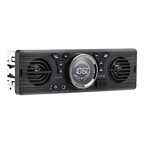 Watlsuz Universal 1 Din In-Dash Autoradio Audio Abspieler Eingebaute 2 Lautsprecher Stereo FM Unterst¨¹Tzung Bluetooth mit USB/TF Kartenanschluss von Watlsuz