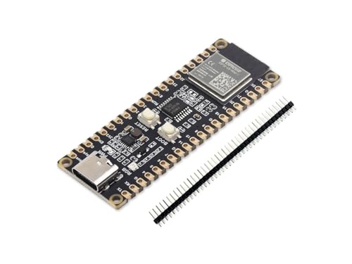ESP32-C6 Mikrocontroller Entwicklungsboard Integriertes WiFi 6, BLE 5, IEEE 802.15.4 (Zigbee 3.0&Thread), ESP32-C6-MINI-1 Chip, 160MHz Single-Core-Prozessor, Unterstützung ESP-IDF, Arduino von Waveshare