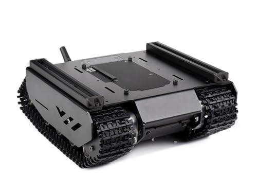 Waveshare Flexible and Expandable Off-Road Tracked UGV01, Multiple Hosts Support, Optimized Climbing Capability, with External Rails and ESP32 Slave Computer(Batteries Are Not Included) von Waveshare