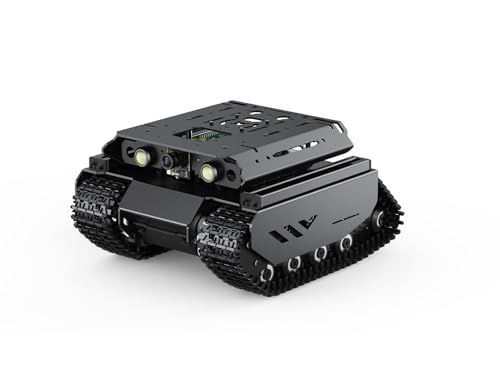 Waveshare Open-Source Off-Road Tracked AI Robot, Compatible with Raspberry Pi 4B, Dual Controllers, Computer Vision, PI4B-4GB Included von Waveshare