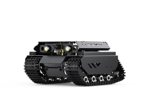 Waveshare Open-Source Off-Road Tracked AI Robot, Compatible with Raspberry Pi 4B, Dual Controllers, Computer Vision, PI4B-4GB NOT Included von Waveshare