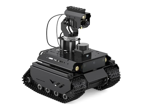 Waveshare UGV Beast PT PI5 ROS2 Kit Accessory Packs, UGV Beast ROS 2 Open-Source Off-Road Tracked AI Robot, Computer Vision, All-Metal Body, Flexible and Expandable, for Raspberry Pi 5(NOT Included) von Waveshare