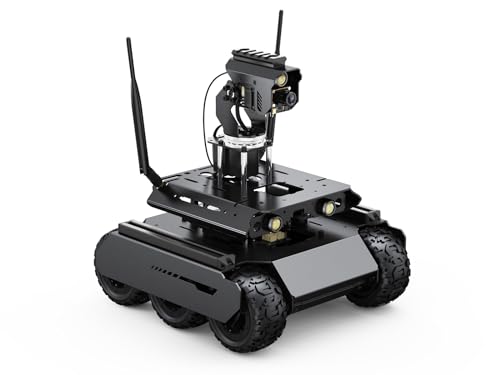 Waveshare UGV Open-Source Rover 6 Wheels 4WD AI Robot, for Jetson Orin Series Board, Dual Controllers, with Multi-Functional Driver Board and 360° Flexible Omnidirectional Pan-Tilt von Waveshare