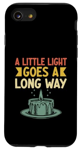 A Little Light Goes A Long Way Candle Maker Wax Hülle für iPhone SE (2020) / 7 / 8 von Wax Candle Maker Melting Candle Making Gifts