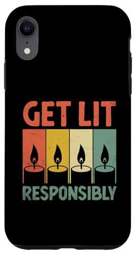 Get Lit Responsibly Candle Maker Wax Hülle für iPhone XR von Wax Candle Maker Melting Candle Making Gifts