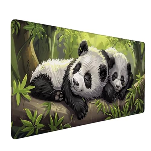 Mauspad XXL 1200 x 600, Gaming Mauspad Groß mit Motiv, Schreibtischunterlage Large, Spezielle Oberfläche, Verbessert Präzision und Geschwindigkeit, WassXerdicht Anti-Rutsch - (Schwarz, Tier) V-J von Waxonle