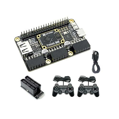 Sipeed Tang Primer 25K GW5A FPGA Entwicklungsboard, Linux RISCV Single Board Computer, mit MIPI 2.5Gbps Ethernet PMOD Port für FPGA Ausbildung, unterstützt SDRAM HDMI Kamera Module (Game Bundle) von WayPonDEV