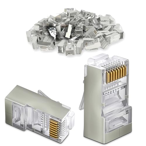 Waytex 37113 RJ45, abgeschirmt, 100 Stück, Transparent Waytex 37113 RJ45, abgeschirmt, 100 Stück, Transparent von Waytex