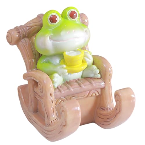 Wcybym Phone Holder | Desktop Phone Holder | Desktop Ornament | Phone Stand | Stand Holder | Portable Frog Tablet Stand Resin Cell Phone Holder for Smartphones Tablets von Wcybym