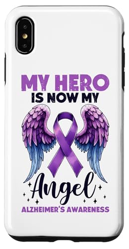 Hülle für iPhone XS Max Tragen Sie Purple Alzheimer's Awareness Demenz von We Wear Purple Alzheimer's Awareness Gifts